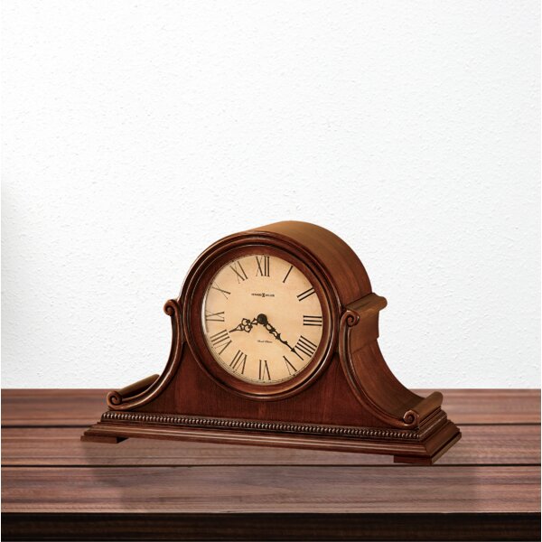 Howard Miller Hampton Traditional Analog Quartz Tabletop Clock in